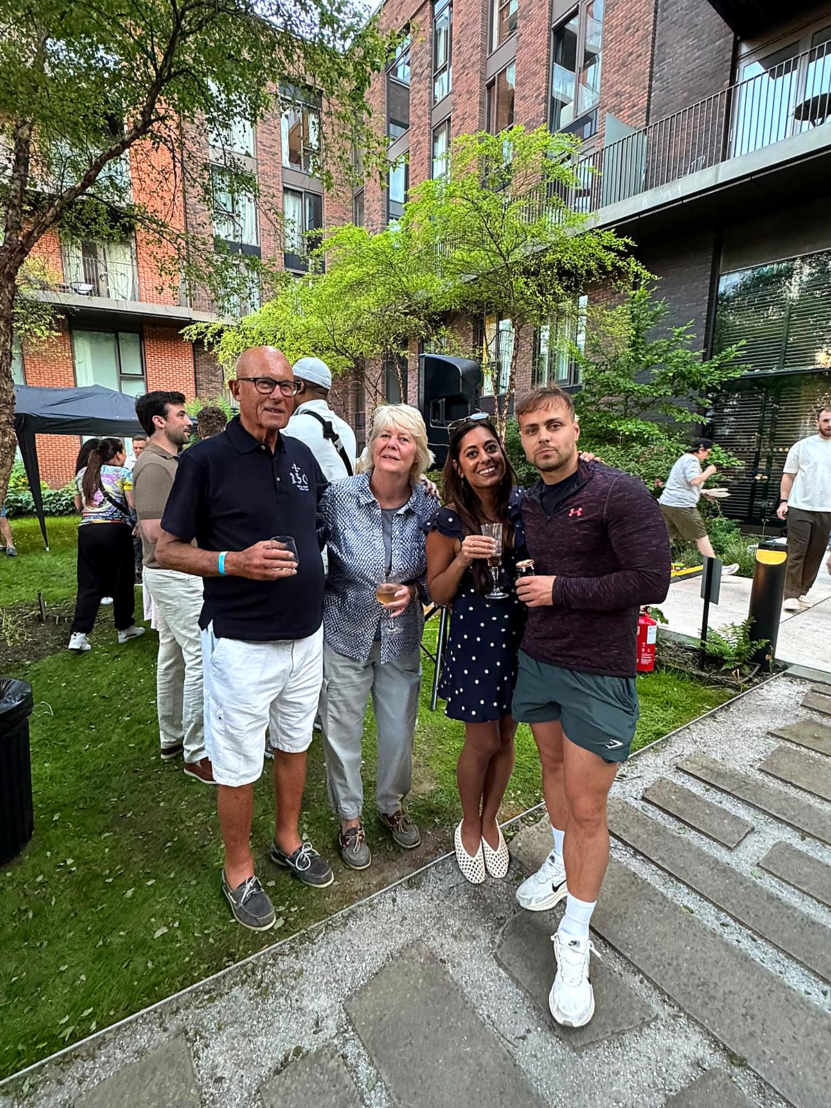 Neighbours together at Embassy Gardens